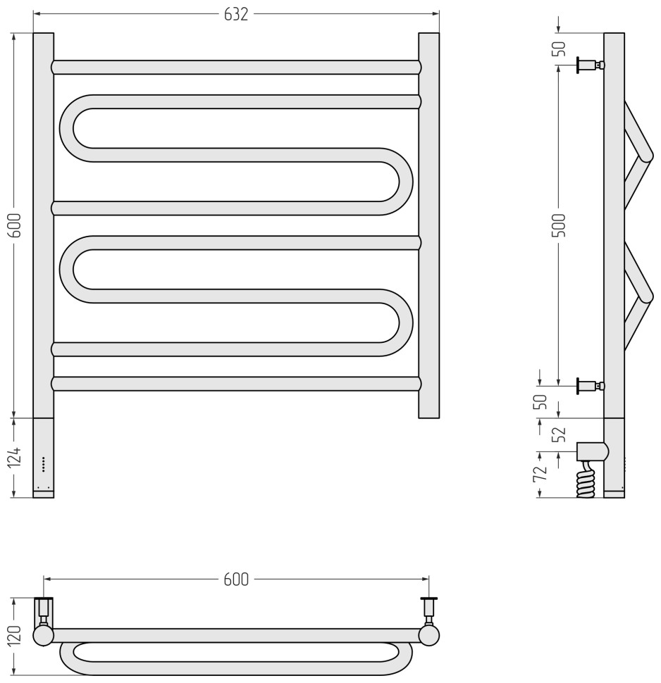 Элегия 3.0 600х600 МЭМ левый