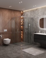 Душевой уголок CEZARES MOLVENO-A-22-80+20-C-Cr-IV