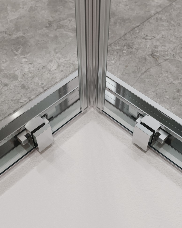 Душевой уголок CEZARES MOLVENO-A-22-80+20-C-Cr-IV