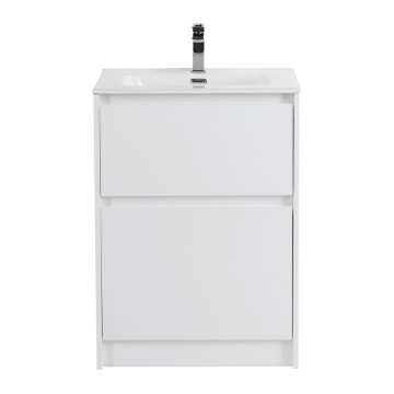 База под раковину напольная BelBagno KRAFT-600-2C-PIA-BO Bianco Opaco