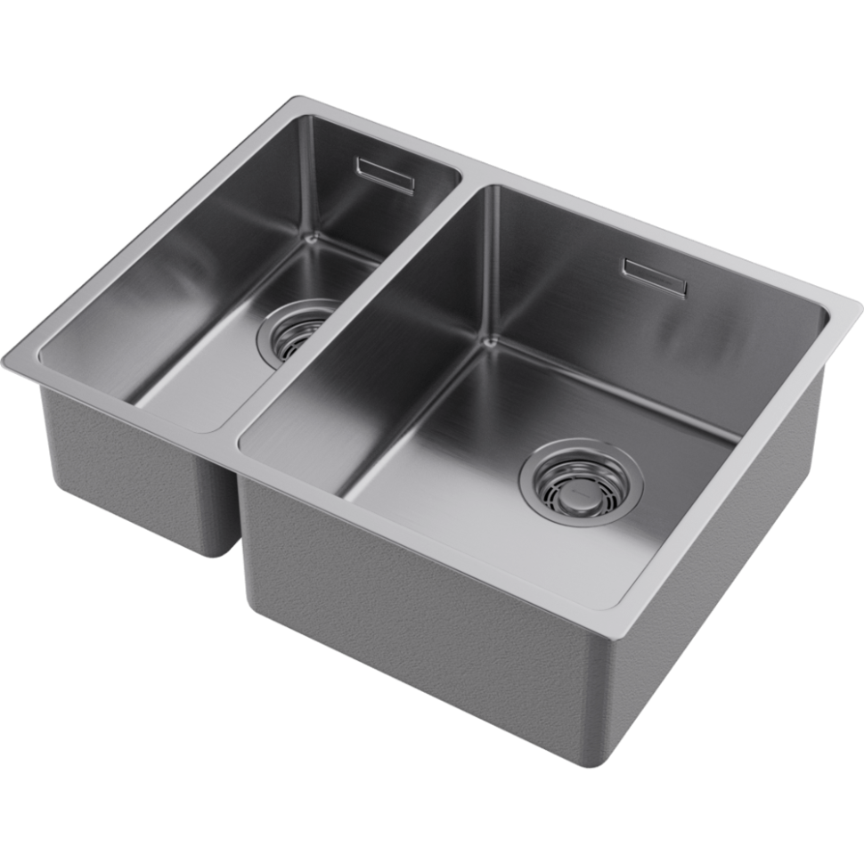 Кухонная мойка Omoikiri Tadzava 58-2-U/I-R Ultra 15-IN нерж. сталь/нержавеющая сталь