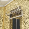 Душевая кабина Niagara Luxe NG-7717G (100x100х215) низкий поддон(15см),дверь распашная,стенки золото,4 места