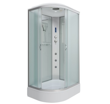 Душевая кабина Niagara Classic NG-33984-14RF (90х80х215) средний поддон(26см),стекло матовое,4 места
