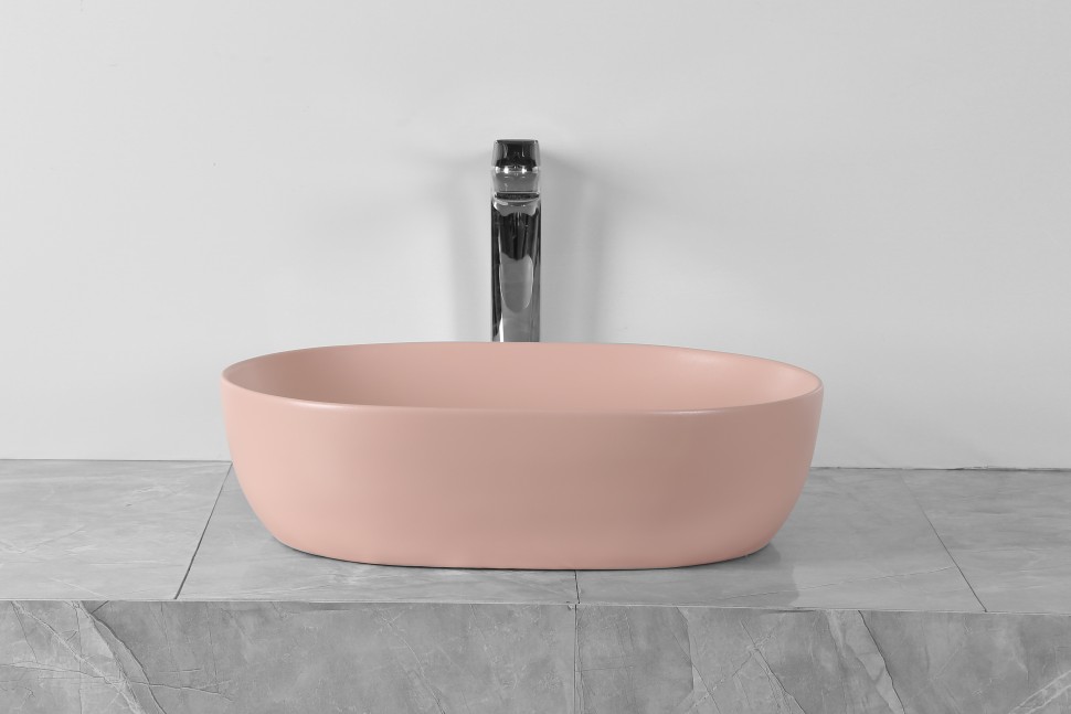 Раковина накладная MILLEAU Nuage MU7100K-MPK (матовый розовый)