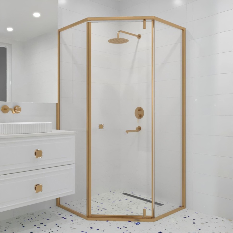 Душевой уголок RGW HO-088Gb (Прозрачное, 900x900)