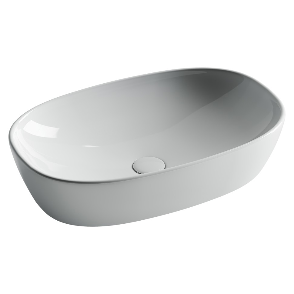 Умывальник чаша накладная овальная Element 600x380x140мм