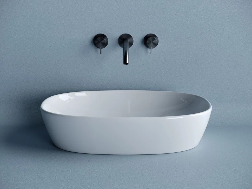 Умывальник чаша накладная овальная Element 600x380x140мм