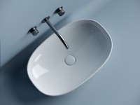 Умывальник чаша накладная овальная Element 600x380x140мм