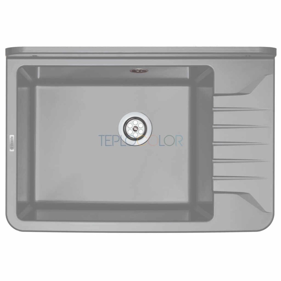 Хозяйственная мойка, 1-чаша - прикрепляющийся к стене