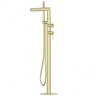 Смеситель ABBER Perfekte 316 AF8A15BG отдельностоящий для ванны, брашированное светлое золото