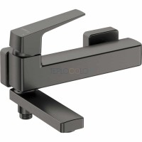 Смеситель для ванны, настенная - излив складной