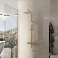 Душевая стойка Rondo VSFS-1R0BG без излива, брашированное золото