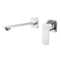 AQM6315CR Monza Смеситель для раковины настенный на 2 отв., внутр монтаж в компл., Хром