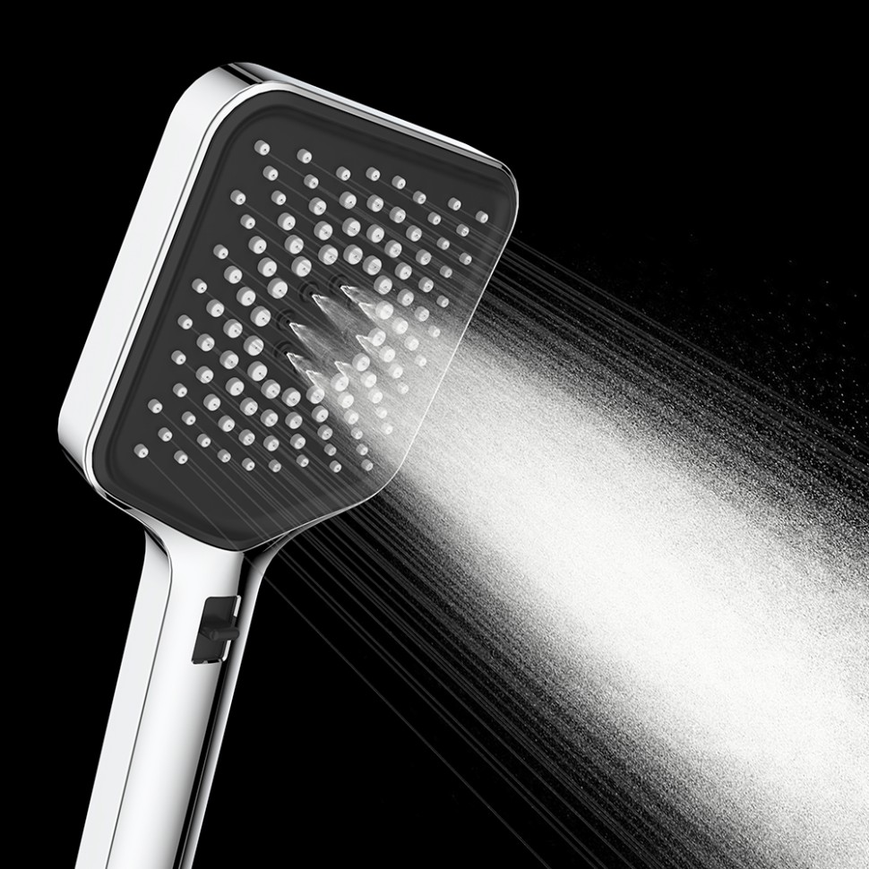 AQM8502CR Ручной душ 120мм, 3 режима, Хром