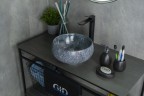 Раковина Gid Mnc481 54433 накладная под камень глянцевая 32x32x15.5