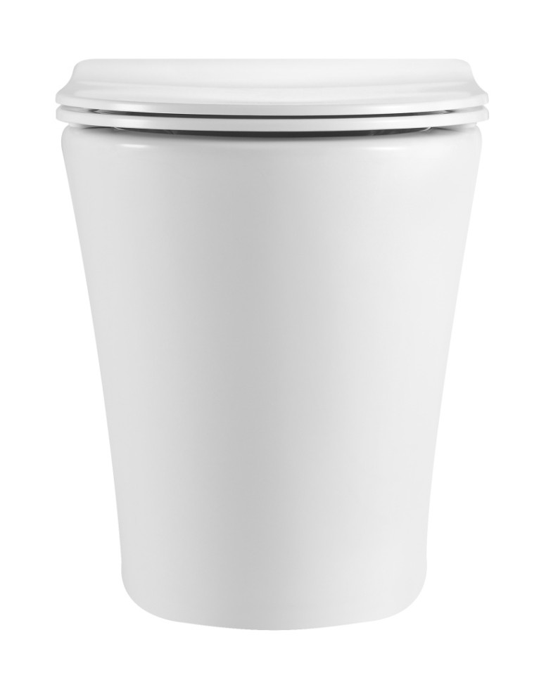 Унитаз приставной IBERICA BLANCA BURGOS ALTO Tornado белый (IB.BRA.334.1B1)