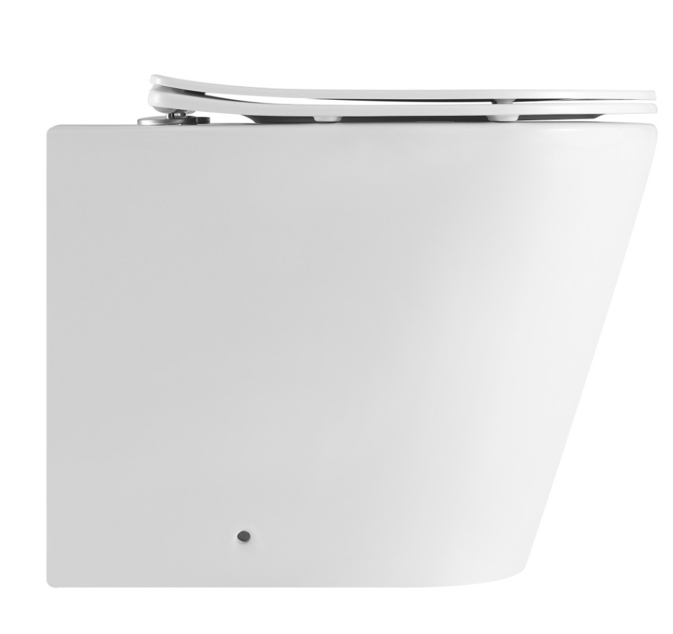 Унитаз приставной IBERICA BLANCA BURGOS ALTO Tornado белый (IB.BRA.334.1B1)