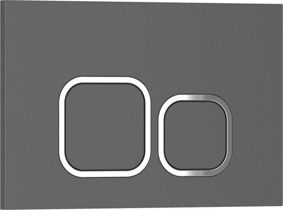 Комплект 3в1 IBERICA BLANCA инсталляция SILENCIO, унитаз BILBAO ALTO белый, кнопка смыва ESTI-Q серый матовый (IB001.BLA.231.837)