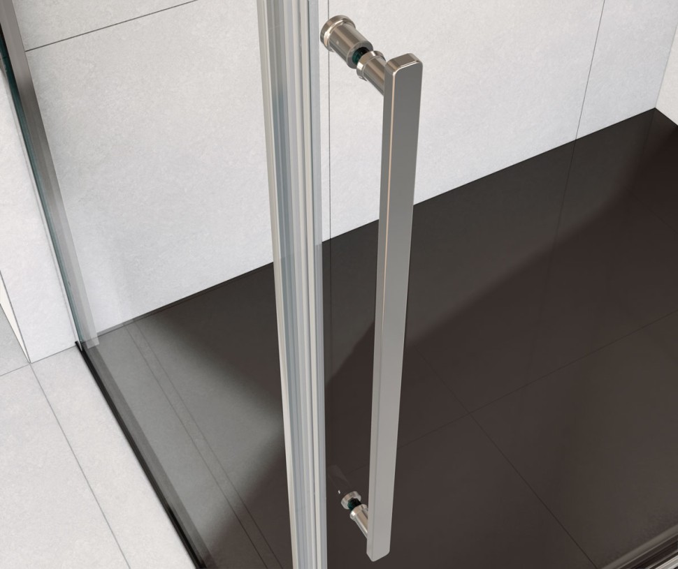 Душевой уголок Arno VSR-1A8015CL, 1500*800, хром, стекло прозрачное