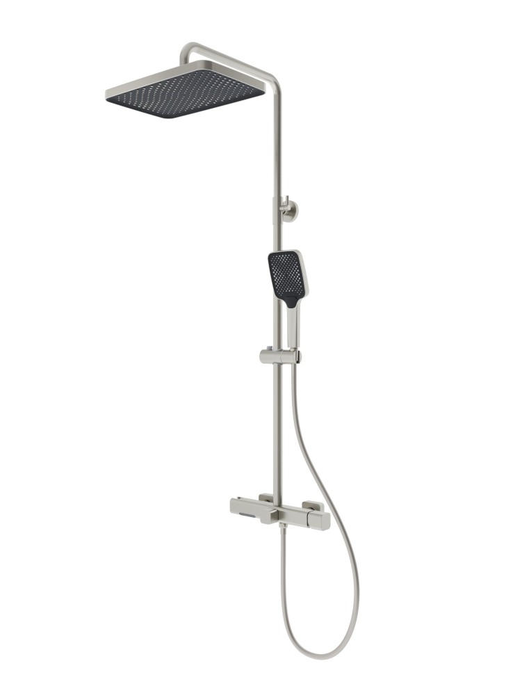 Душевая стойка Core VSFS-4CO1BN с изливом, брашированный никель