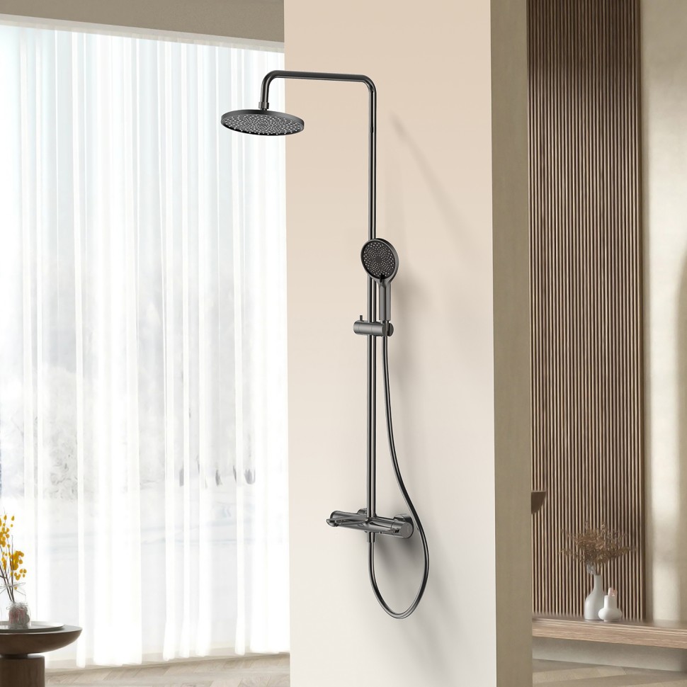 Душевая система Raglo для ванны и душа R32.24.09 Графит