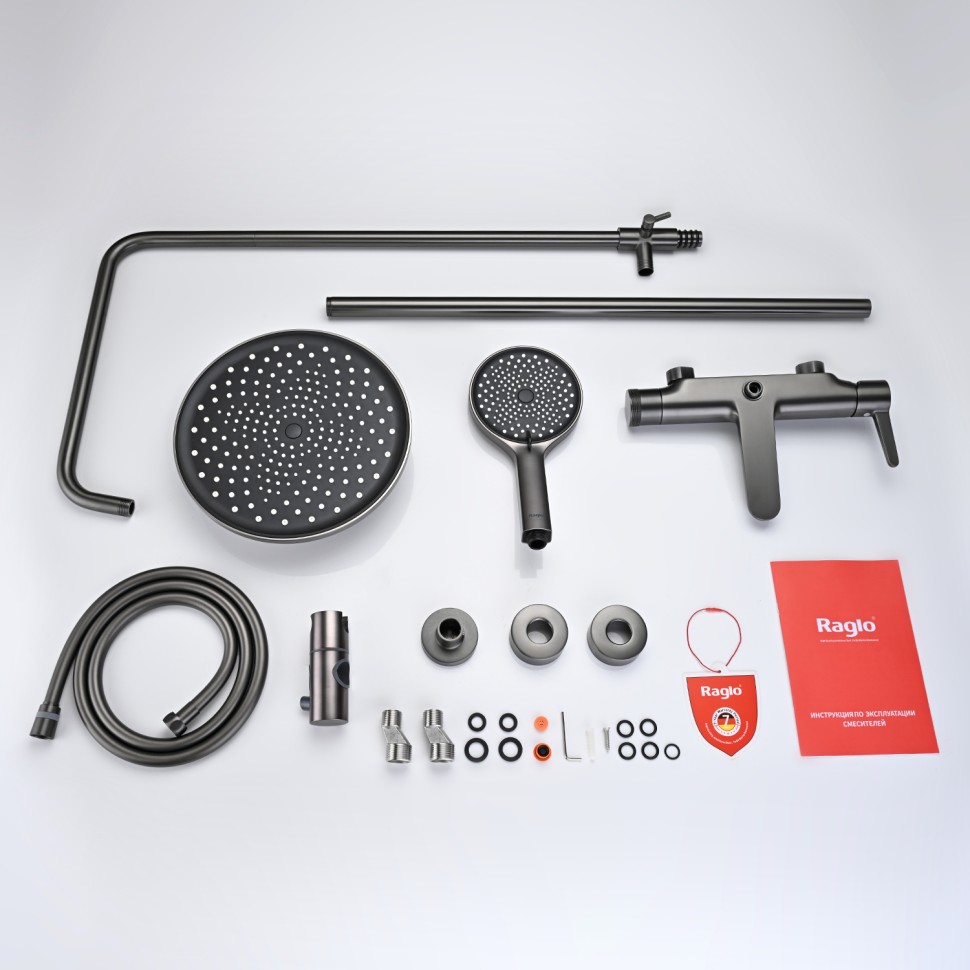 Душевая система Raglo для ванны и душа R32.24.09 Графит