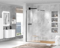 Душевая перегородка CEZARES LIBERTA-L-1-120-C-NERO