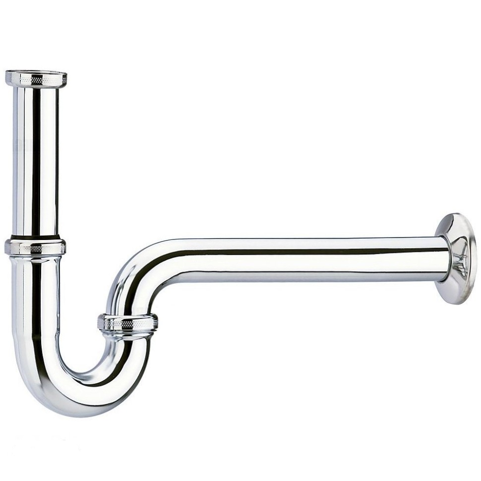 Сифон трубчатый для раковины Hansgrohe хром 53010000