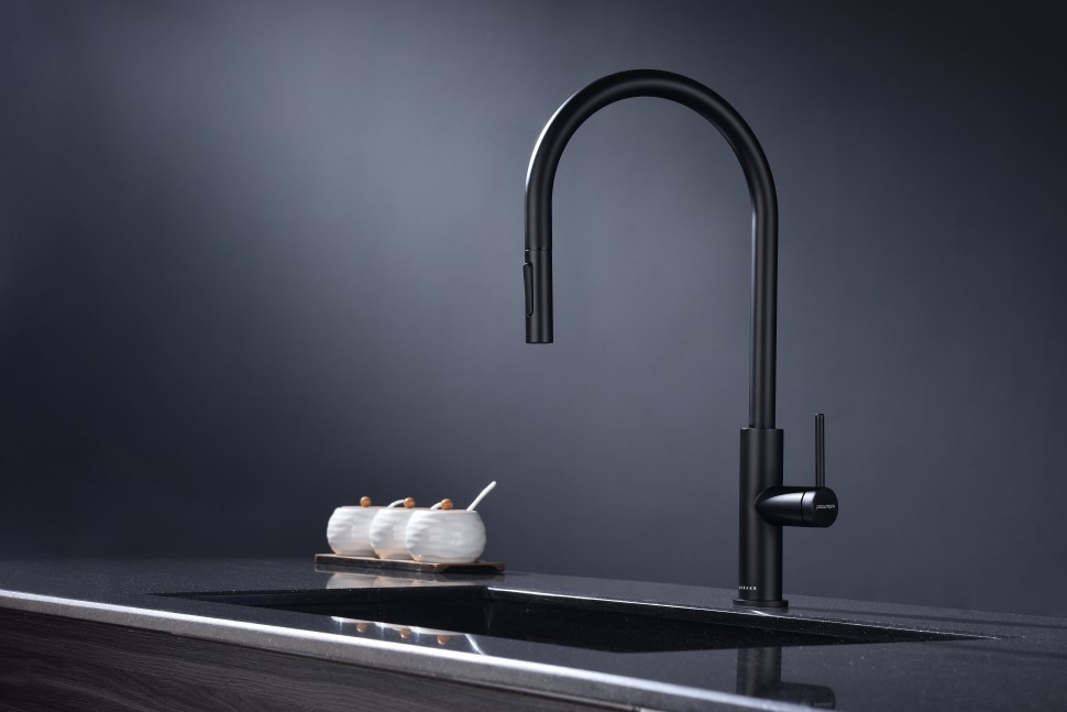 Смеситель для кухни Senso, антрацит, Se215180-AN, Paulmark