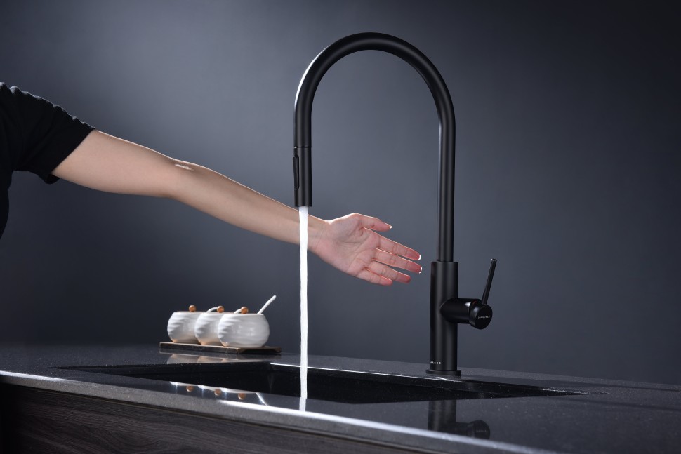 Смеситель для кухни Senso, антрацит, Se215180-AN, Paulmark