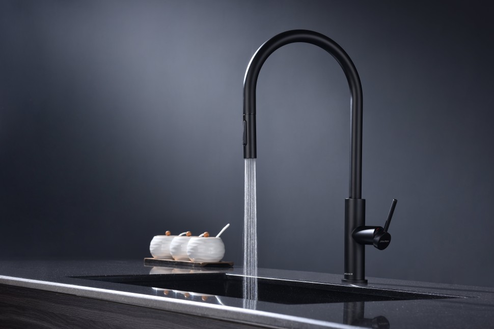 Смеситель для кухни Senso, антрацит, Se215180-AN, Paulmark