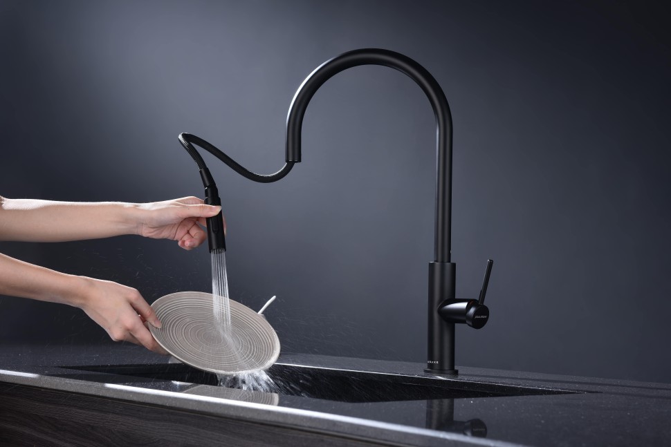 Смеситель для кухни Senso, антрацит, Se215180-AN, Paulmark