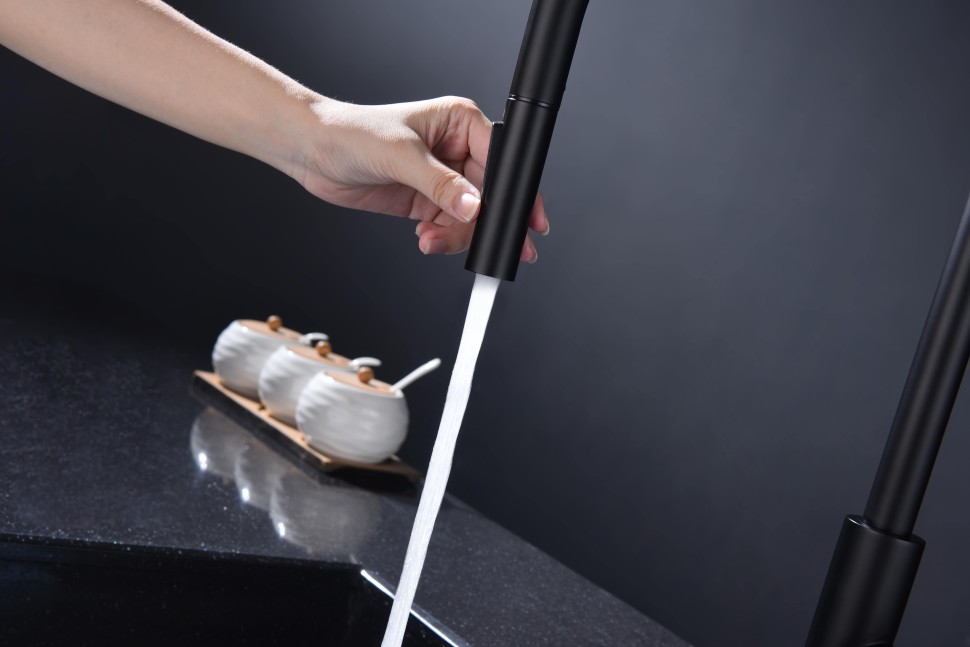 Смеситель для кухни Senso, антрацит, Se215180-AN, Paulmark