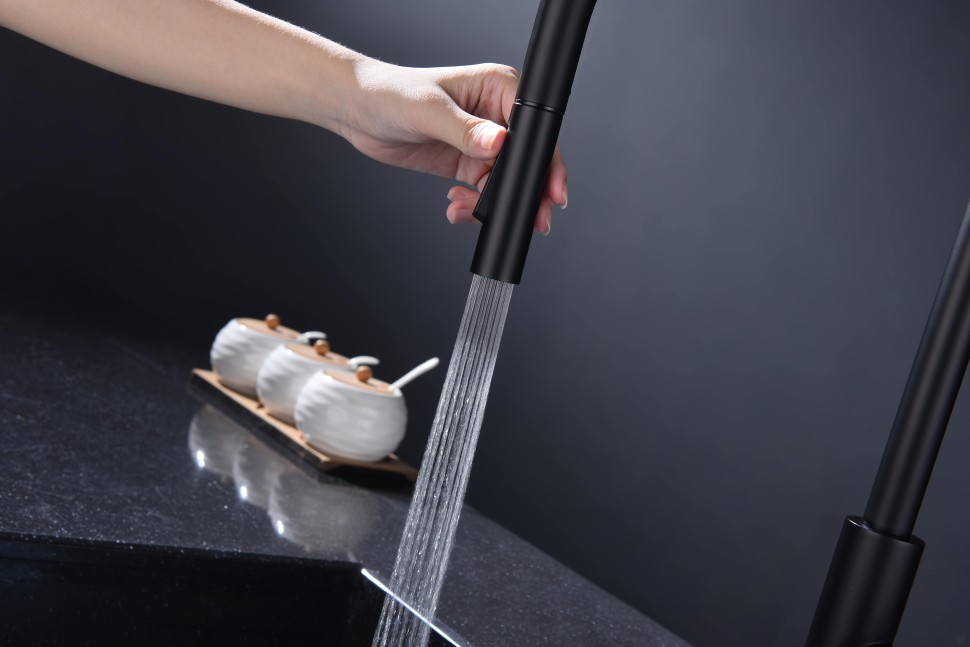 Смеситель для кухни Senso, антрацит, Se215180-AN, Paulmark