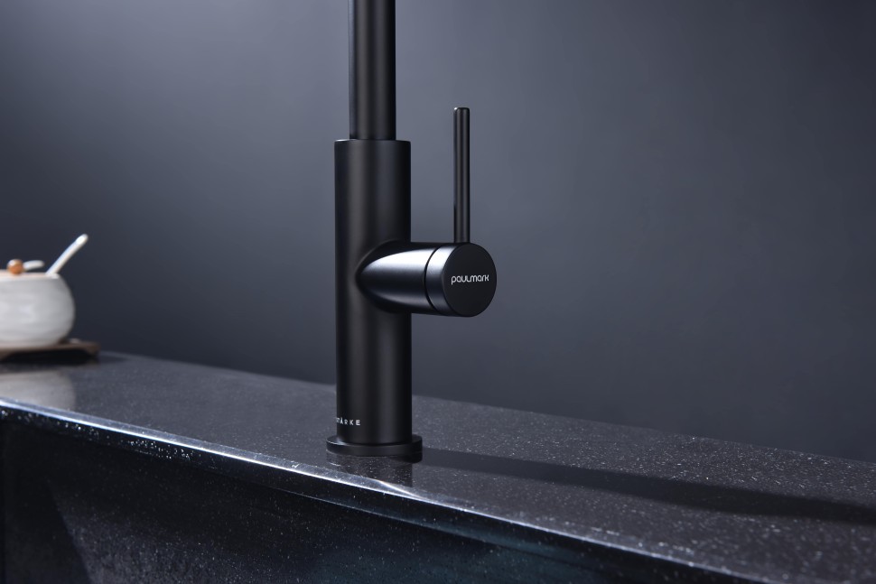 Смеситель для кухни Senso, антрацит, Se215180-AN, Paulmark