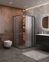 Душевой уголок CEZARES MOLVENO-AH-21-90+20-P-GM