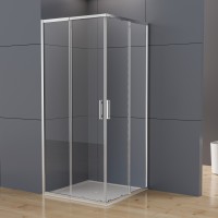 Душевой уголок Rapid-N VSS-3RN1212E10CL, (1100-1200)x(1100-1200), хром, стекло прозрачное