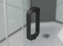 Душевое ограждение Ambassador Queen 11011203Black (90х90х200) квадрат,черный,стекло прозрачное,раздвижная,1 место