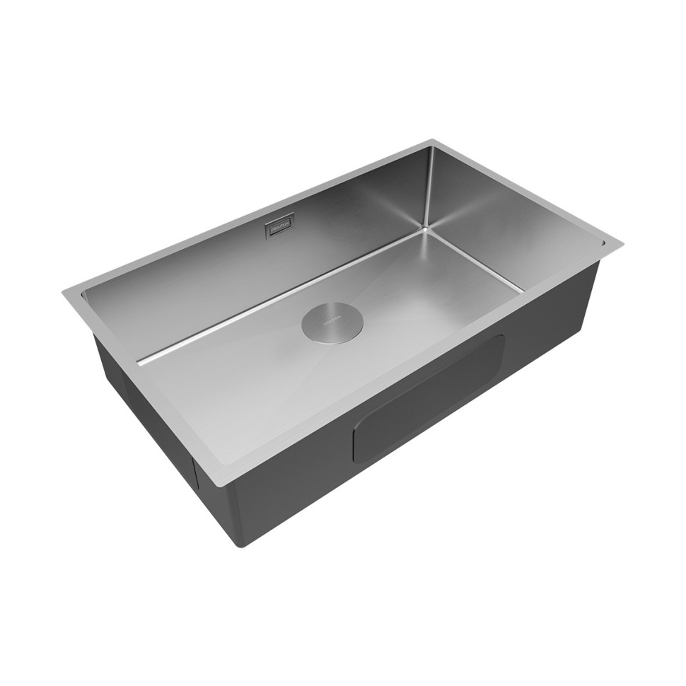 Мойка нерж. сталь NEXT 74 UNI, PM217444-BS, брашированная нерж.сталь, 740х440мм, Paulmark 1,2мм