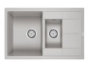 Мойка FLUGEN 60/1,5, IT-GRANIT, PM237850-GR, серый, 775х495 мм, Paulmark