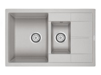 Мойка FLUGEN 60/1,5, IT-GRANIT, PM237850-GR, серый, 775х495 мм, Paulmark