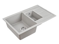 Мойка FLUGEN 60/1,5, IT-GRANIT, PM237850-GR, серый, 775х495 мм, Paulmark