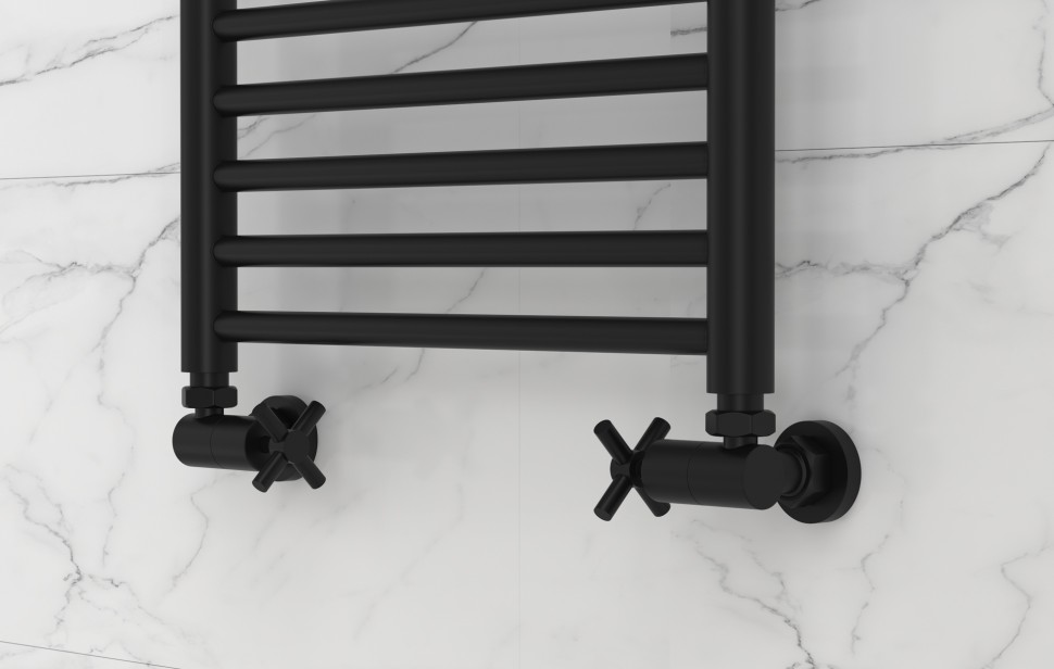 Вентиль 3D правый крест (G 1/2" НР х G 3/4" НГ)