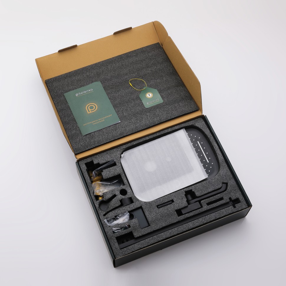 Душевая система Splenka встраиваемая S31.27.06 Черный