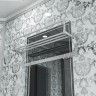 Душевая кабина Niagara Luxe NG-7717W (100x100х215) низкий поддон(15см),дверь распашная,стенки серебро,4 места