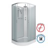 Душевая кабина Niagara Classic NG-3312-14RBKT (120х80х210) низкий поддон(13см),стекло матовое,3 места