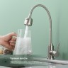 Смеситель Splenka для кухни с гибким изливом S201.47.05 Сатин