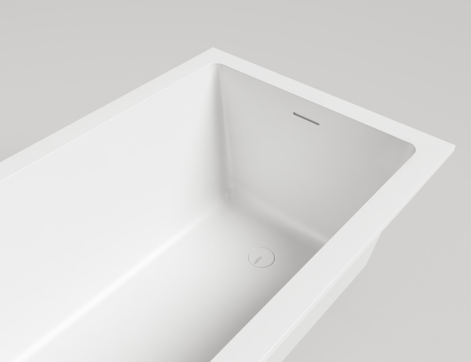 Ванна встраиваемая CASCATA KIT 170x75 S-Stone Матовое