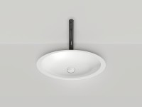 Раковина накладная CALLISTA 02 покраска по RAL полностью 575х345х85 S-Stone Матовое