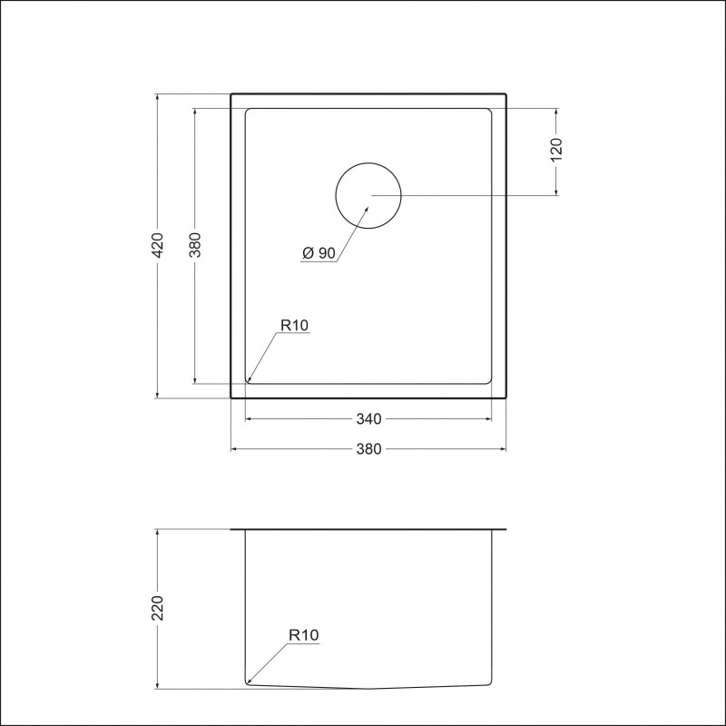 Мойка EMAR EMB-130 EMB-130 PVD Nano Golden